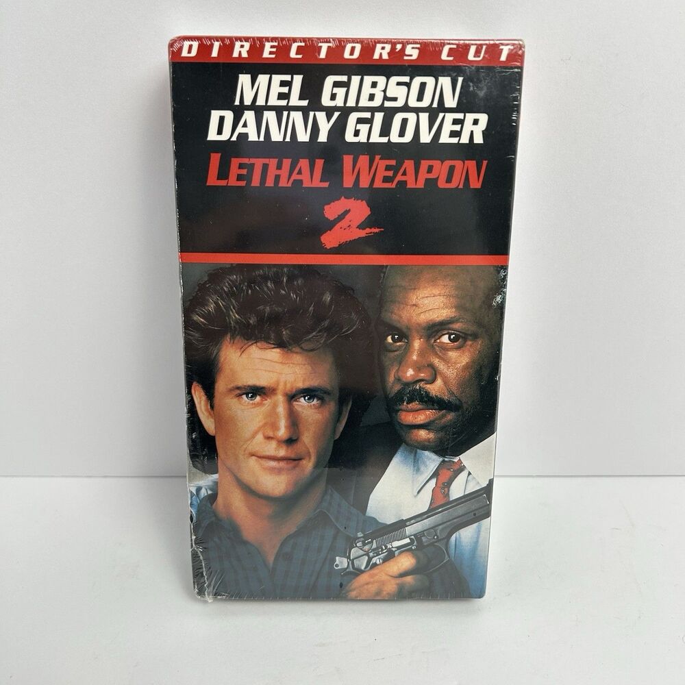 Lethal Weapon 2 VHS Tape 1989 Action Comedy Mel Gibson Danny Glover WB Seal NEW